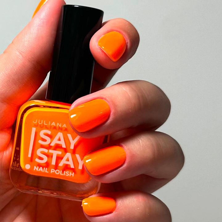 Produktbild Juliana Nails Say Stay! Nail Polish Neon Trending Tangerine (Neon Trending Tangerine, Farblack)