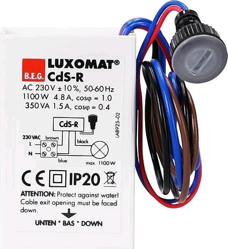 Produktbild BEG Luxomat Dämmerungsschalter 92365 CdS-R 230V Einbau