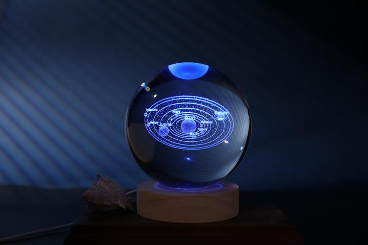 Actual product image Total Juggling iTotal - Crystal Ball Lamp - Solar System - large