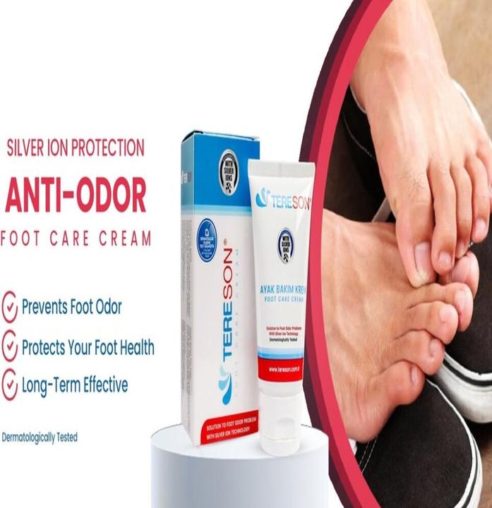 Immagine prodotto Tereson Crema piedi, crema contro l'odore dei piedi, unisex, 50 ml (Deodorante per piedi e polvere, 50 ml)