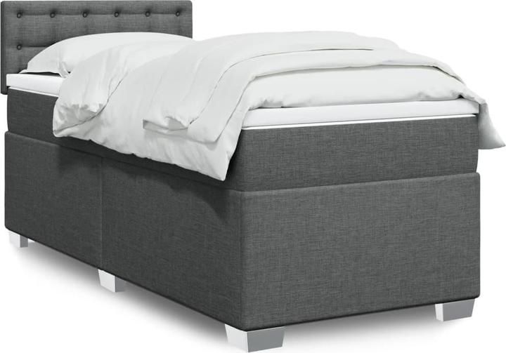 Immagine prodotto VidaXL Bo x letto a molle con materasso 140 x 200 cm in tessuto (140 x 200 cm, 140 x 200 cm)