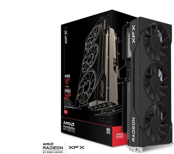 Produktbild XFX RX 9070 SWIFT Triple Fan OC (16 GB)
