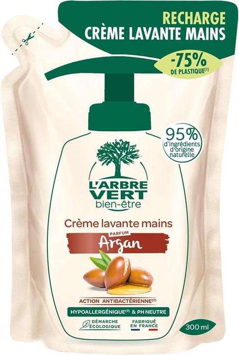 L'arbre vert Refill Flüssigseife Argan französisch liq (Flüssigseife, 300 ml)