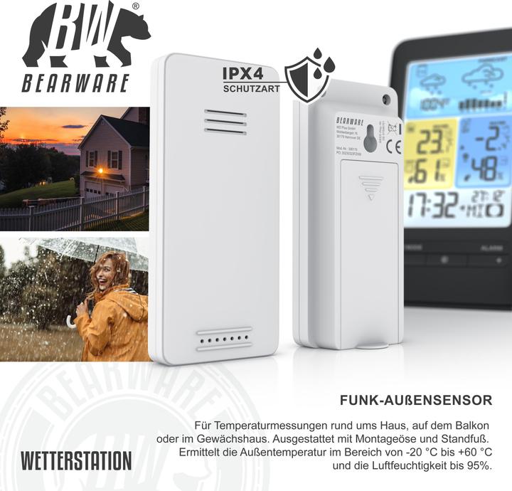 Actual product image Bearware Weather station