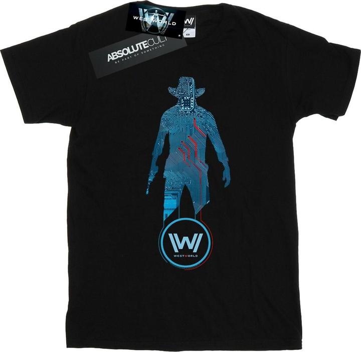 Westworld Digital Man In Black TShirt (L)
