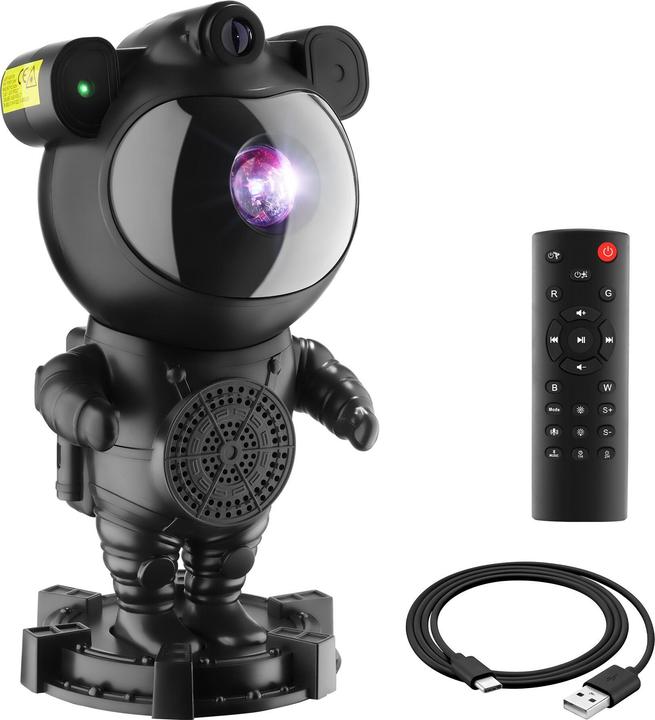 Produktbild tectake LED-Sternenhimmel-Projektor Astronaut, inkl. Bluetooth