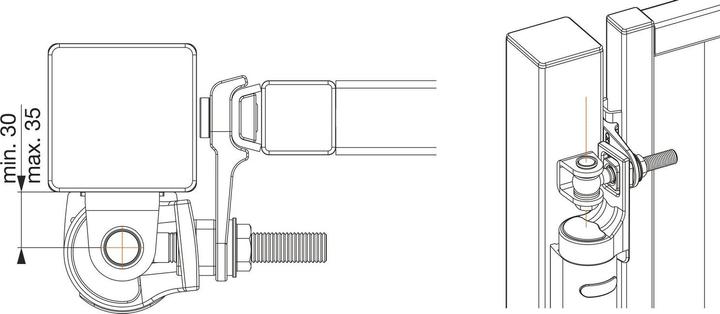 Immagine prodotto Locinox Chiudiporta Rhino, per porte fino a 150 kg, alluminio color argento