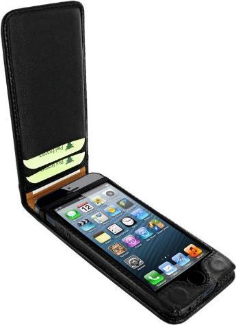 Produktbild Piel Frama Classic Magnetic Race Edition Leather Case for Apple iPhone 5/5S - Black/Red (Apple iPhone 5)