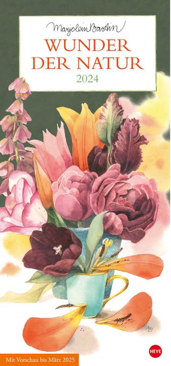Produktbild Marjolein Bastin: Wunder der Natur Kalender 2024 (21 x 45 cm, Deutsch)