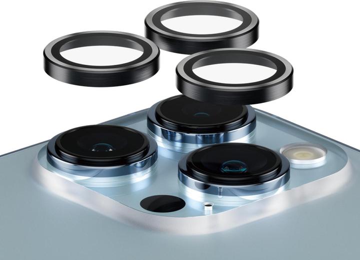Image du produit PanzerGlass CP PP Rings pour iPhone 13 Pro/13 Pro Max noir (1 pièce(s), Apple iPhone 13 Pro Max, Apple iPhone 13 Pro)