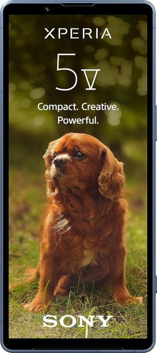 Produktbild Sony Xperia 5 V (128 GB, Blue, 6.10", SIM + eSIM, 48 Mpx, 5G)