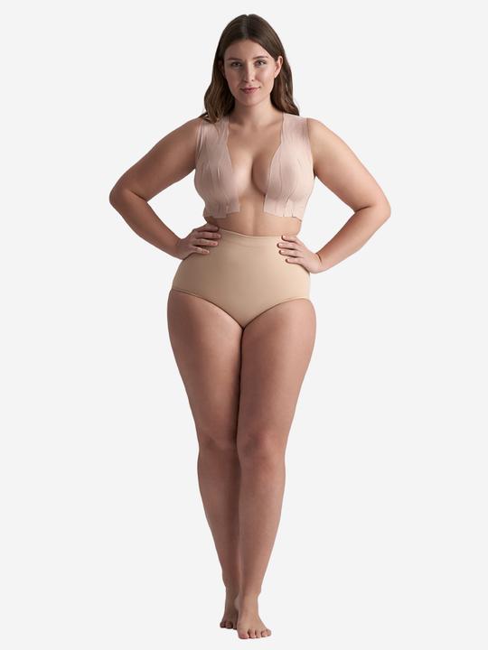 Produktbild Bye Bra K?Rperband 5m X 6,5 cm + 3 Paare Satin Nippel Abdeckungen Nude (One Size, Einzelpack)