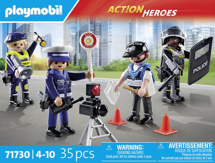 Actual product image Playmobil Police figure set (71730, Playmobil Action Heroes)
