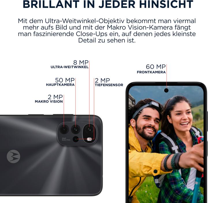 Actual product image Motorola Moto G22 (64 GB, Cosmic Black, 6.50", Dual SIM, 50 Mpx, 4G)