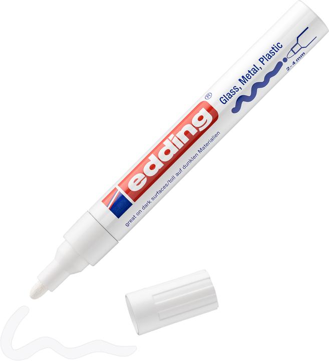 Actual product image Edding 750 (White, 4 mm, 1 x)