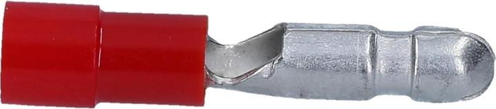 Image du produit Kalitec 100 pièces RSR4 Fiche ronde mâle rouge 0,5mm - 1,5mm² I partiellement isolée I 4mm de diamètre I