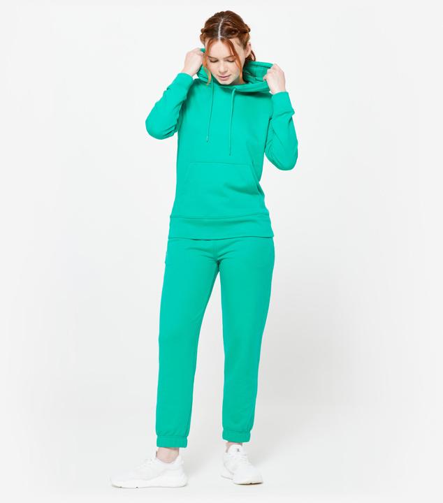 Actual product image Domyos Hoodie ladies cotton - green (S)