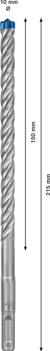 Produktbild Bosch Professional Zubehör EXPERT SDS plus-7X Hammerbohrer, 10 x 150 x 215 mm (10 Millimeter)