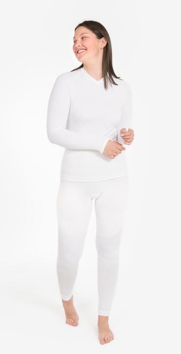 Actual product image Kipsta Women's/men's long-sleeved functional shirt - Keepdry white (L)