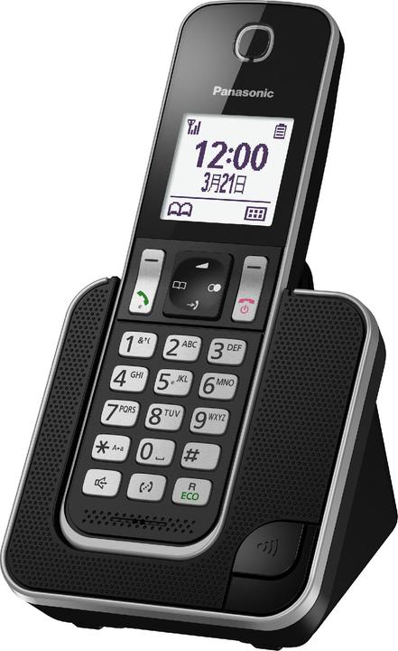 Produktbild Panasonic KX-TGD310 telephone DECT telephone Caller ID Black, White