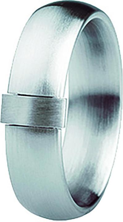 Actual product image Xen Band ring with navette in solid stainless steel (57)