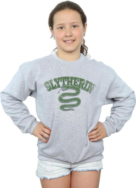 Immagine prodotto Slytherin Sport Emblem Felpa Ragazze (152, 158)