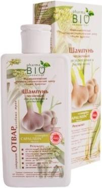 Actual product image Pharma Bio Bio Pharma Laboratory Organic Garlic Shampoo to Strengthen and Stimulate (200 ml)