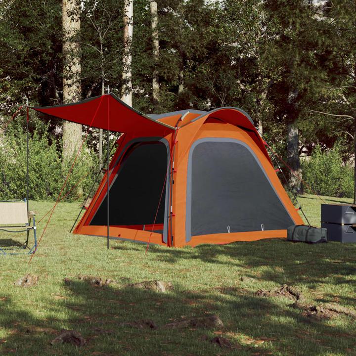 Image du produit VidaXL Tente de camping 4 personnes & Orange 185T Taft (Tente igloo, 5.90 kg, 4 personnes)