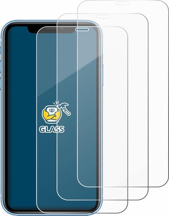 Produktbild BROTECT Panzerglas Hartglas Displayschutz (3 Stück, Apple iPhone XR)