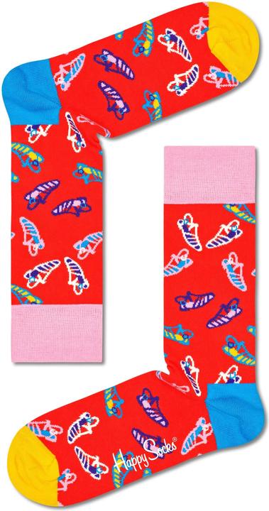 Immagine prodotto Happy Socks Calzino da sandalo (Confezione da 2, 36 - 40)