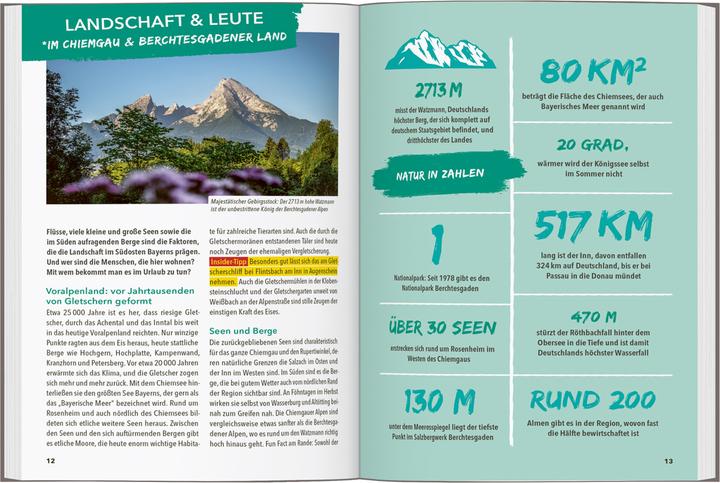 Produktbild OUTDOOR GUIDE Reiseführer Chiemgau & Berchtesgadener Land (Deutsch, Andreas Gruhle, 2024)