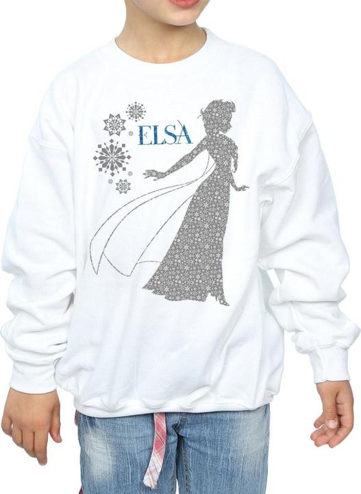 Image du produit Disney - Sweat FROZEN ELSA CHRISTMAS SILHOUETTE - Fille (140, 146)