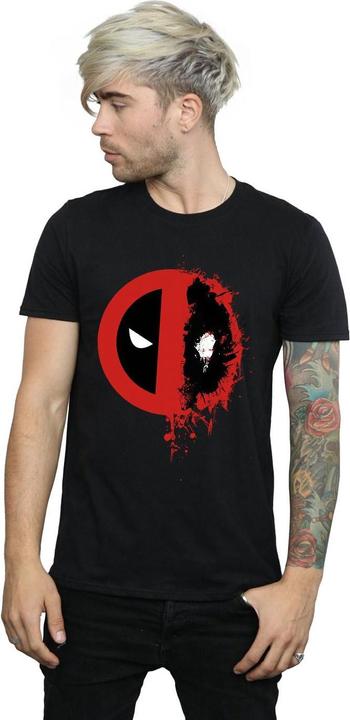 Produktbild Deadpool Split Splat Logo TShirt (S)