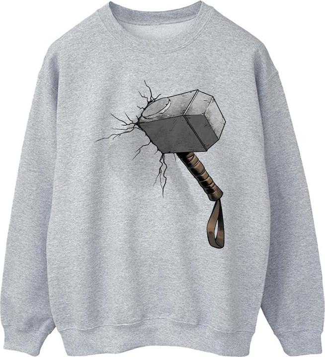 Produktbild Marvel Thor Hammer Crack Sweatshirt (XL)