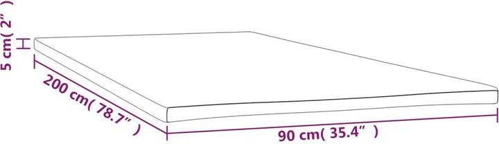 Produktbild VidaXL Ljiljana (90 x 200 cm)