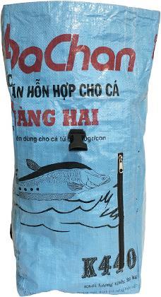 Immagine prodotto Bekos Upcycling - Zaino da corriere realizzato con sacchetti di cibo per pesci riciclati, azzurro (40 l)