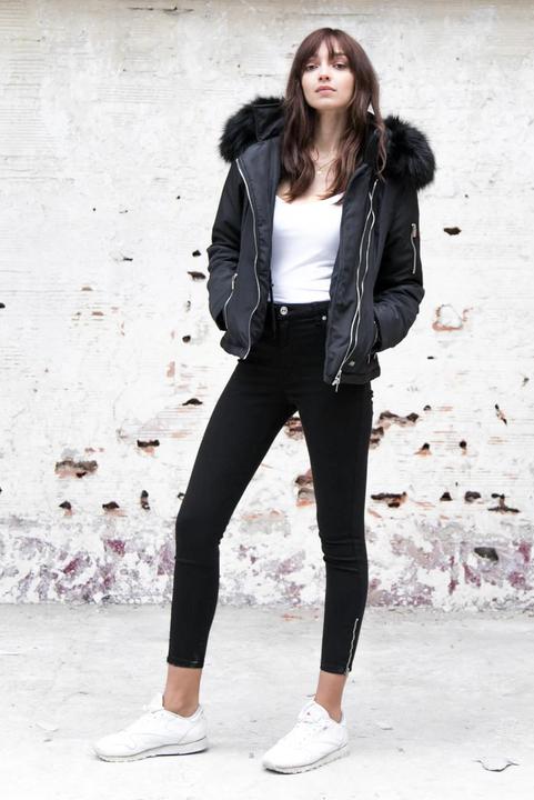 Actual product image Sixth June zipped fur jacket for (M)