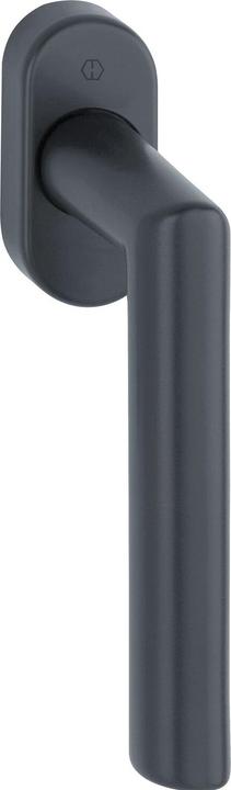 Actual product image Hoppe AMSTERDAM window handle - concealed, VK 7 x 32 mm, black stainless steel (Door handle)