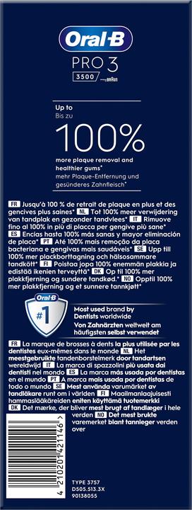Immagine prodotto Oral-B PRO 3 3500 (Spazzolino oscillante)