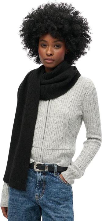 Actual product image Superdry children's knitted scarf soft rib