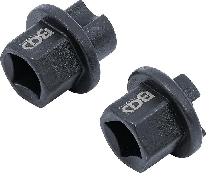 Actual product image BGS Oil Drain Plug Wrench Set for DAF, MAN, Volvo, Scania, Neoplan 2 pcs.
