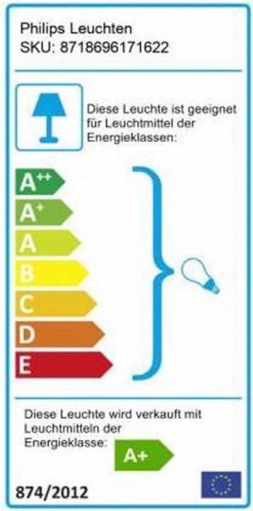 Energie-Label Philips Hue Argenta Basis BT (350 lm, GU10)