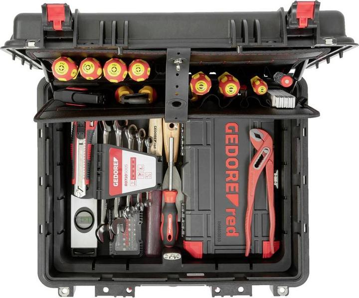 Productafbeelding Gedore Gereedschapskoffer voor elektriciens-R21652089 88-delig. RED (88 onderdelen)