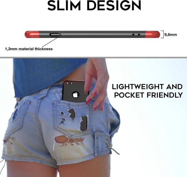 Immagine prodotto Nalia Custodia per cellulare a 360 gradi (Apple iPhone 6 Plus, Apple iPhone 6s Plus)