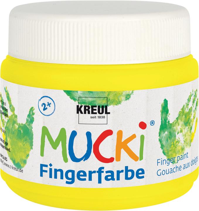 Productafbeelding Mucki Vingerverf (Black, 150 ml)