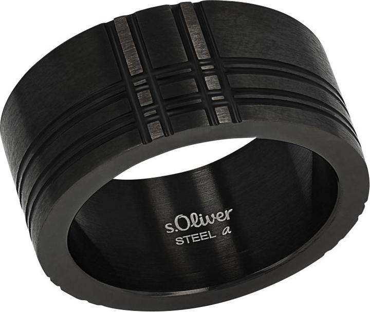 Image du produit S.Oliver Ringe für Herren, Edelstahl (66, Argent 925)