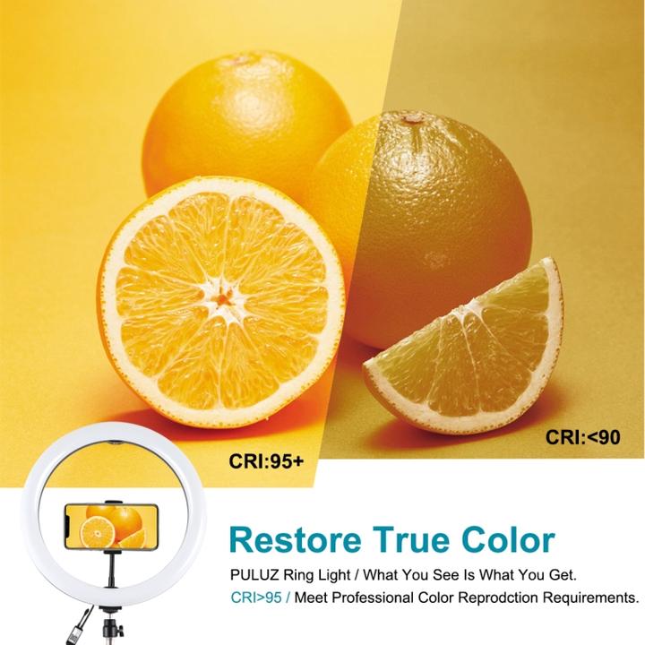 Immagine prodotto Puluz PKT3050EU Luce video selfie RGB 30 cm (Anello di luce)