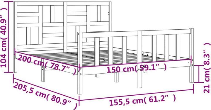 Actual product image VidaXL Adino (150 x 200 cm)