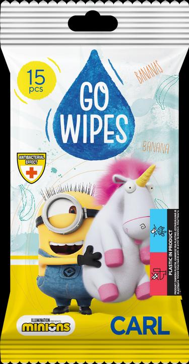 Image du produit Gowipes Lingettes Humides Antibactériennes Minions 15pcs (36 pièce(s))