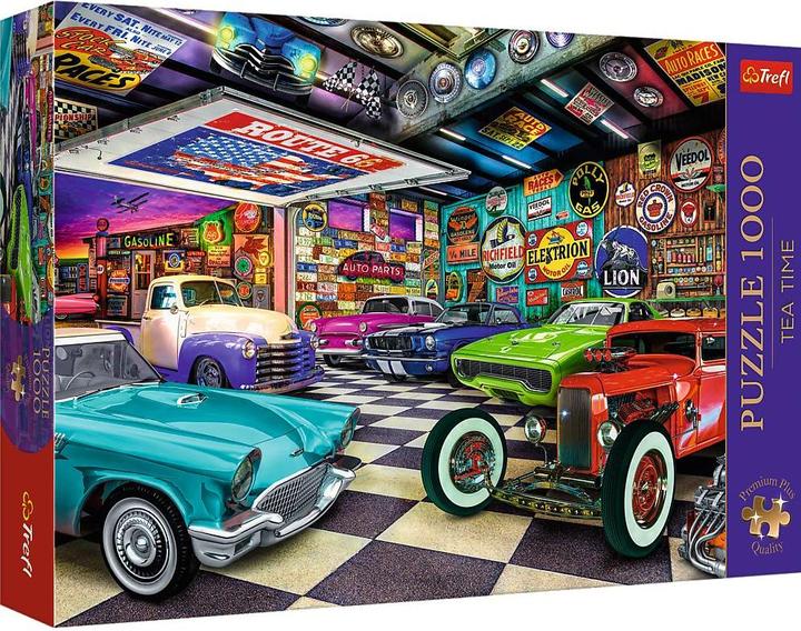 Produktbild Trefl Tea Time:Car Collectors Garage.10845 (1000 Teile)